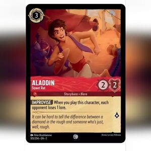 Aladdin 🔥 Disney Lorcana Trading Card TCG